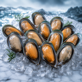Half-shell open mussels 1 KG garlic butter baking seafood – Royal Sea Egypt