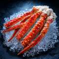 Alaskan King Crab legs 1 KG luxury pre-cooked premium seafood – Royal Sea Egypt
