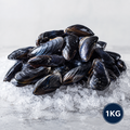 Whole fresh mussels in shell 1 KG steam with white wine and herbs – Royal Sea